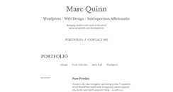 Desktop Screenshot of marcquinn.net
